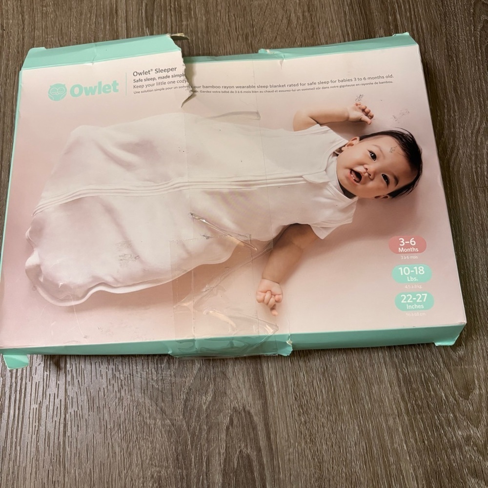 Owlet Kids Pajamas Sleep Sack - White​​​ - Picture 8 of 8